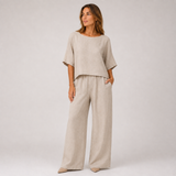 Nina – Wide Leg Trousers Co-ord Set